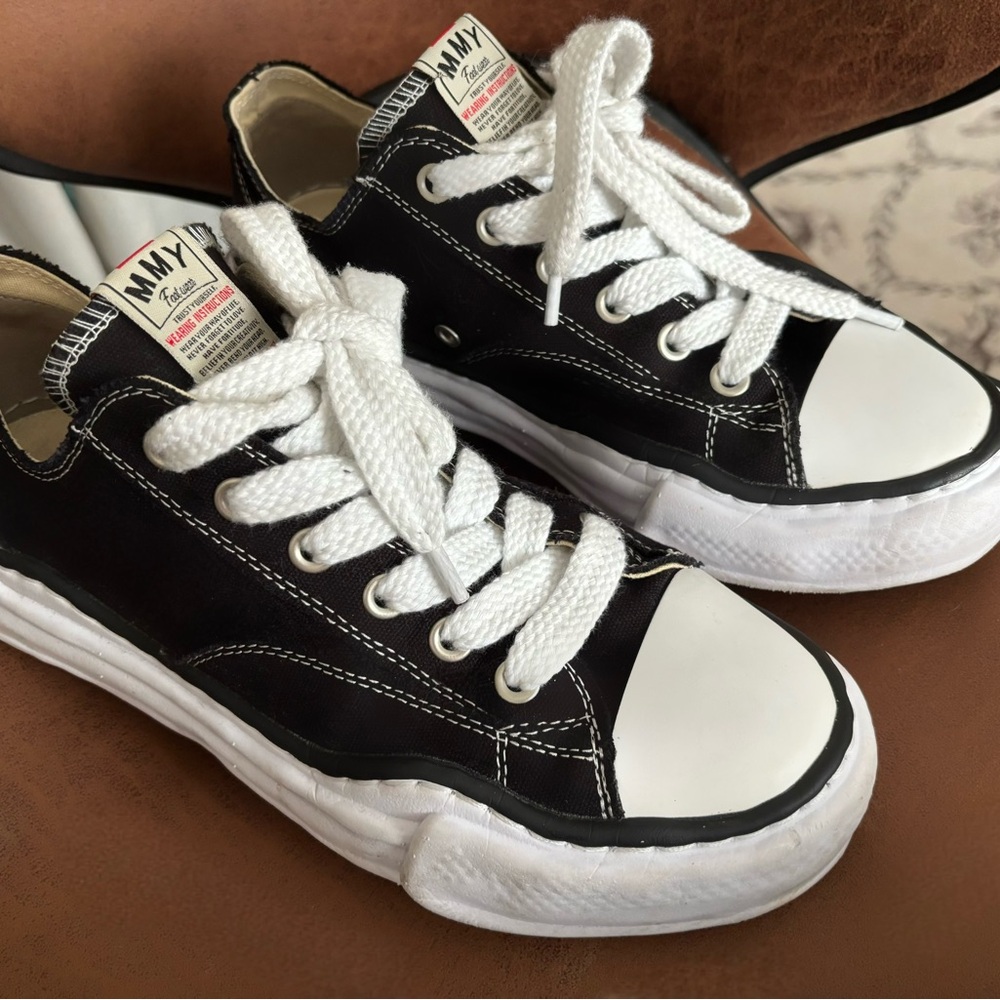 Miharayasuhiro MMY Maison Mihara Yasihuro HANK OG Sole Canvas Sneakers Like New!